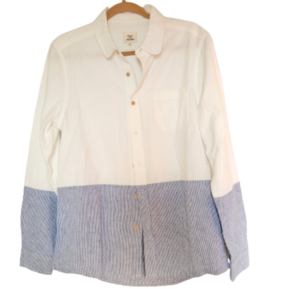Max And Chester Split Button Down Shirt - image 1